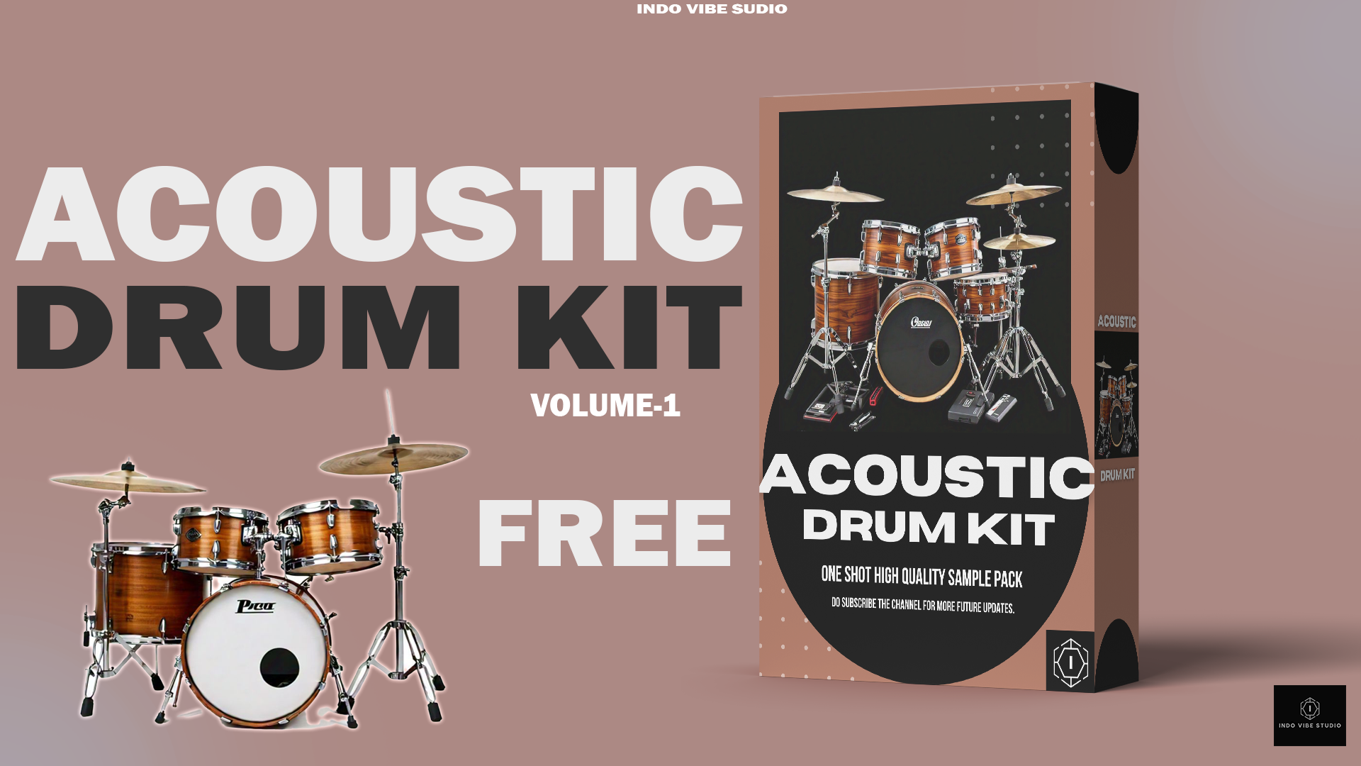 Free Acoustic drum kit volume 1